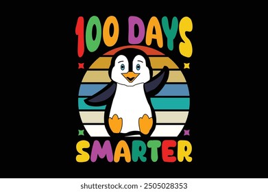 100 Days Smarter t shirt design