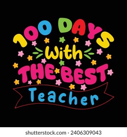 100 days t shirt design