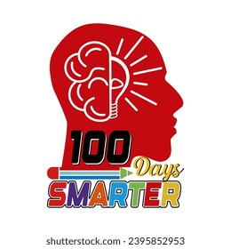 100 Days T shirt, 100 Days Smarter