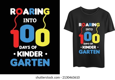 100 Days Typography Vector and T-shirt Design.Fully Commercial use.you can use this anywhere you want