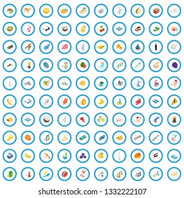 100 dubai icons set in isometric 3d style for any design vector illustration