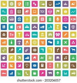 100 economy icons