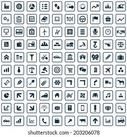 100 economy icons