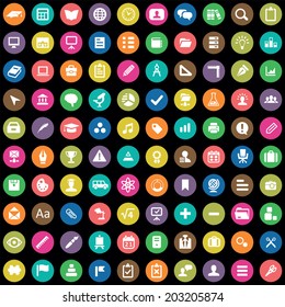 100 education icons