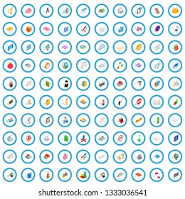 100 education icons set in isometric 3d style for any design vector illustration