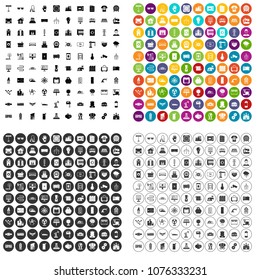 100 electrical engineering icons set vector in 4 variant for any web design isolated on white