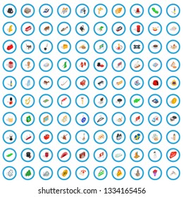 100 europe icons set in isometric 3d style for any design vector illustration