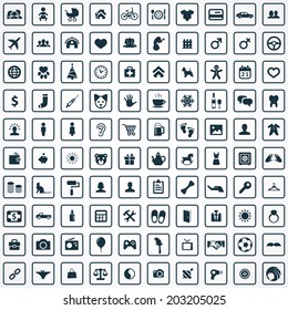 100 family icons