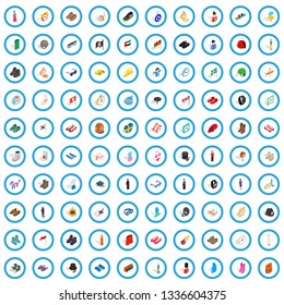 100 fashion icons set in isometric 3d style for any design vector illustration