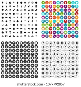 100 favorite food icons set vector in 4 variant for any web design isolated on white
