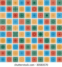 100 floral designs.