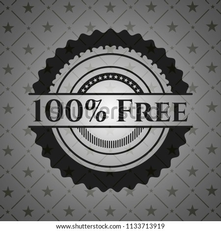 100% Free black emblem