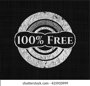 100% Free with chalkboard texture