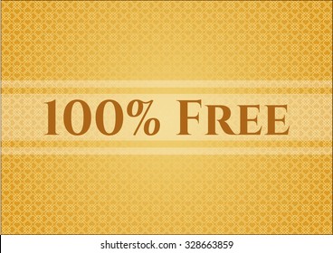 100% Free colorful banner