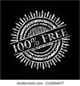 100% Free on chalkboard
