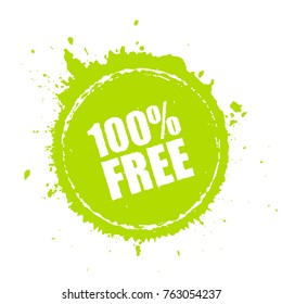 100 free paint splash vector icon illustration isolated on white background