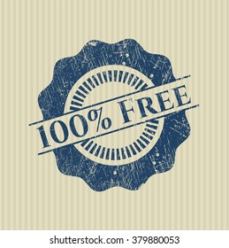 100% Free rubber grunge stamp
