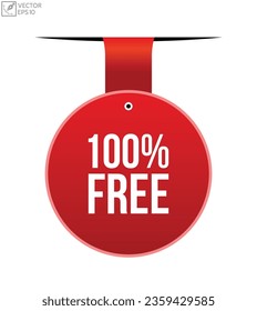 100% free Vector banner ribbon design