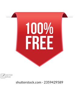 100% free Vector banner ribbon design