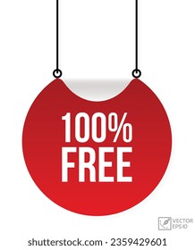 100% free Vector banner ribbon design