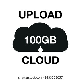 100 Gb capacity. Cloud upload for file storage and backup