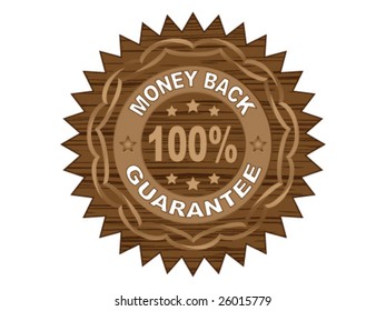 100 % GARANTIE-Holzstruktur