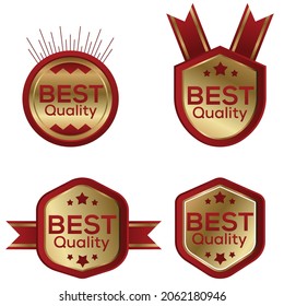 100% guarantee satisfaction golden logo tag
