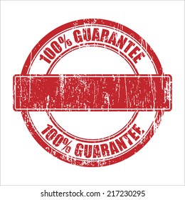 100% Guarantee - template stamp