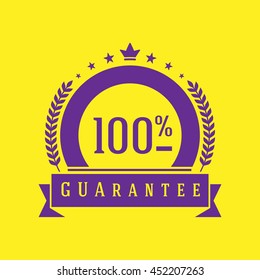 100% Guarantee - vector