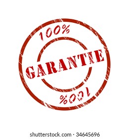100% guaranteed, guarantee stamp