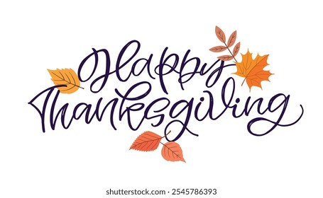 100% hand drawn doodle vector file. Lettering thanksgiving. Give thanks. Lettering for t-shirt design, mug print, bag print, clothes fashion. 