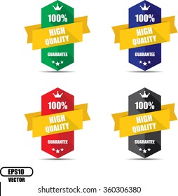 100% high quality Colorful   Label, Sticker, Tag, Sign And Icon Banner Business Concept, Design Modern With Crown. 