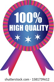 100% high quality Guaranteed Badge - banner, sticker, tag, icon, stamp, label.