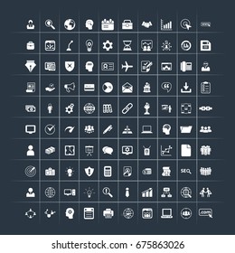 100 Human Resources Icons Set