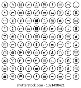 100 individual construction icons set in simple style for any design vector illustration