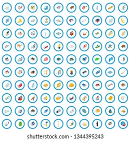 100 investment icons set in isometric 3d style for any design vector illustration
