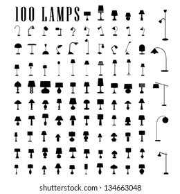 100 lamps