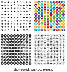 100 lending icons set vector in 4 variant for any web design isolated on white