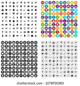 100 lending skill icons set vector in 4 variant for any web design isolated on white