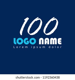 100 logo concept