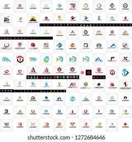100 Logo Design Set Templates