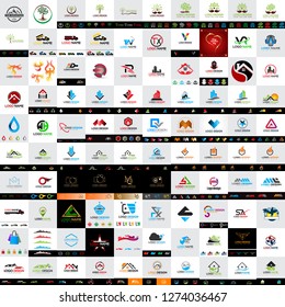100 Logo Design Set Templates