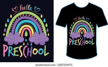 100 Magical Days Of School, Happy back to school day shirt print template, typography design for kindergarten pre-k preschool, last and first day of school, 100 days of school shirt	
