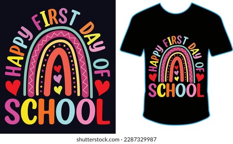 100 Magical Days Of School, Happy back to school day shirt print template, typography design for kindergarten pre-k preschool, last and first day of school, 100 days of school shirt	
