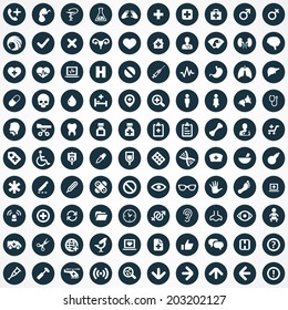 100 Medical Icons