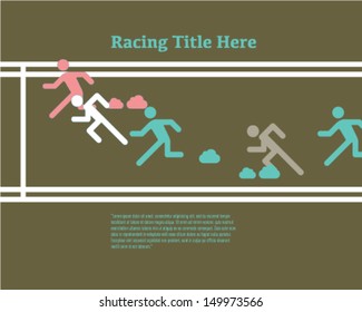 100 meter running race