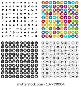 100 mill icons set vector in 4 variant for any web design isolated on white