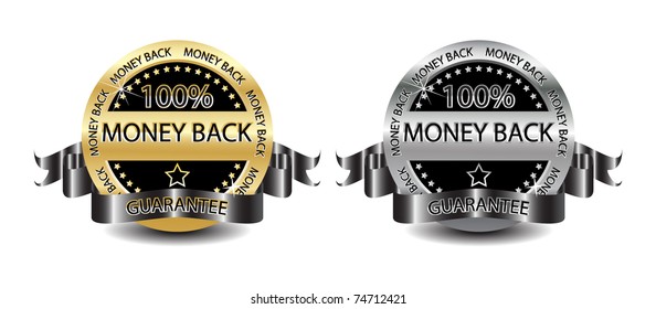 100% Botones de devolución de dinero