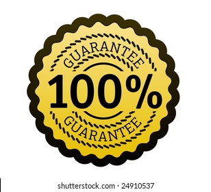 100 Quality Guarantee Stock Vector (Royalty Free) 25101226 | Shutterstock