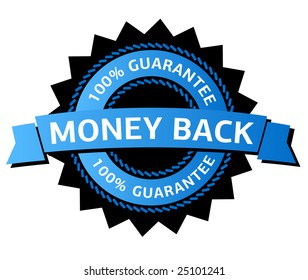 100 Money Back Guarantee Stock Vector (Royalty Free) 25101241 ...